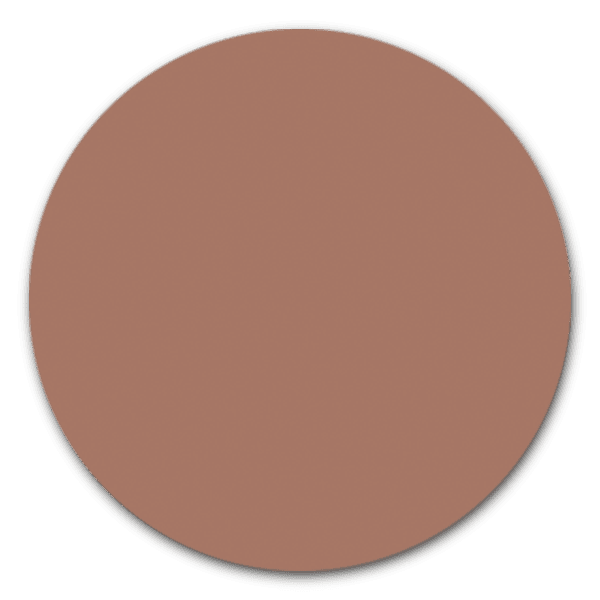 Muurcirkel warm nude - ronde wanddecoratie in uni kleuren