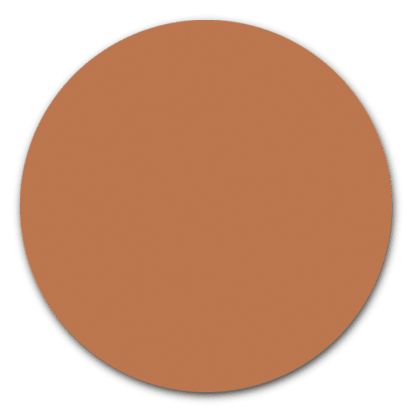 Muurcirkel zandbruin - ronde wanddecoratie in uni kleuren