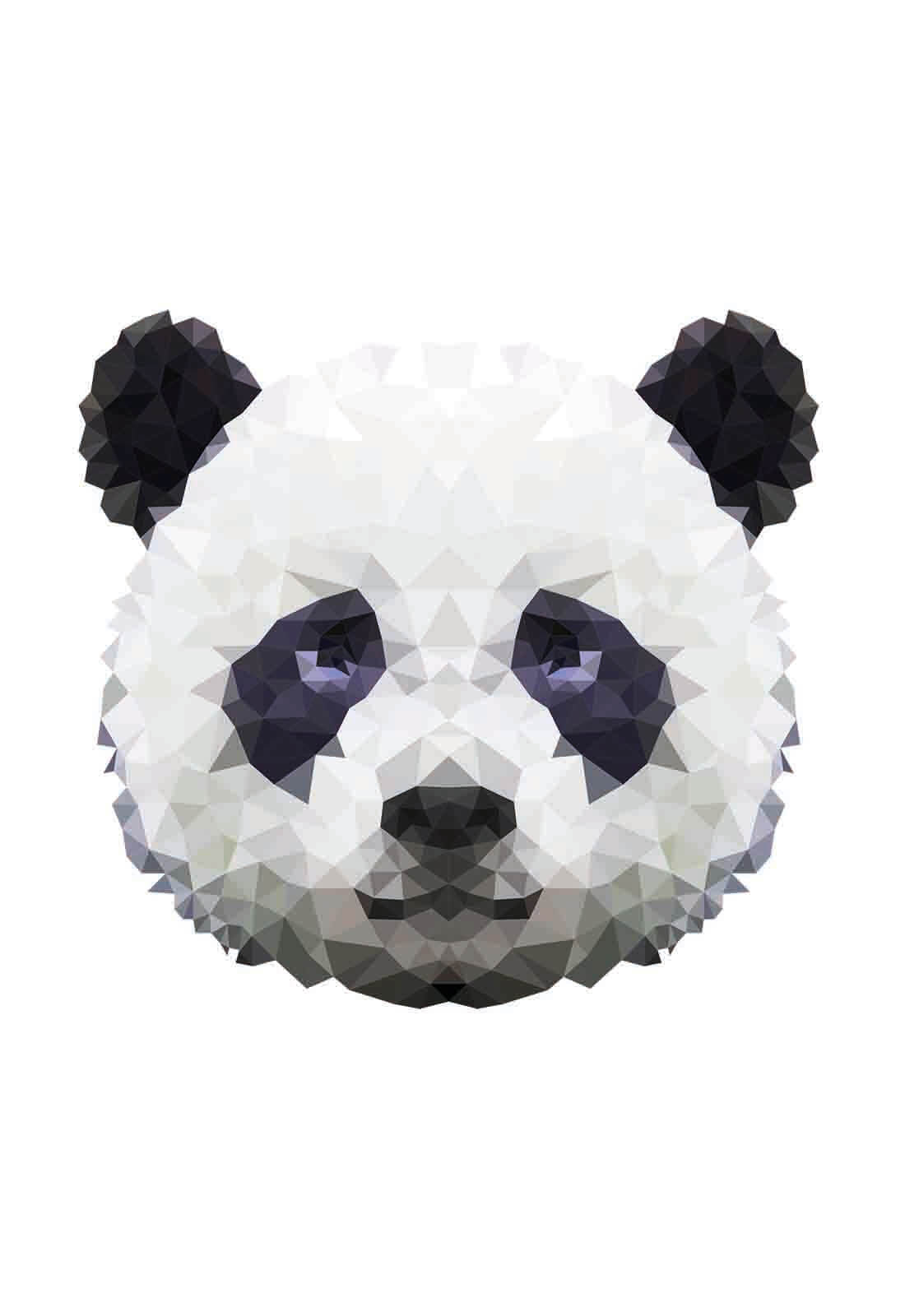 Pixxi Panda wanddecoratie kinderkamer