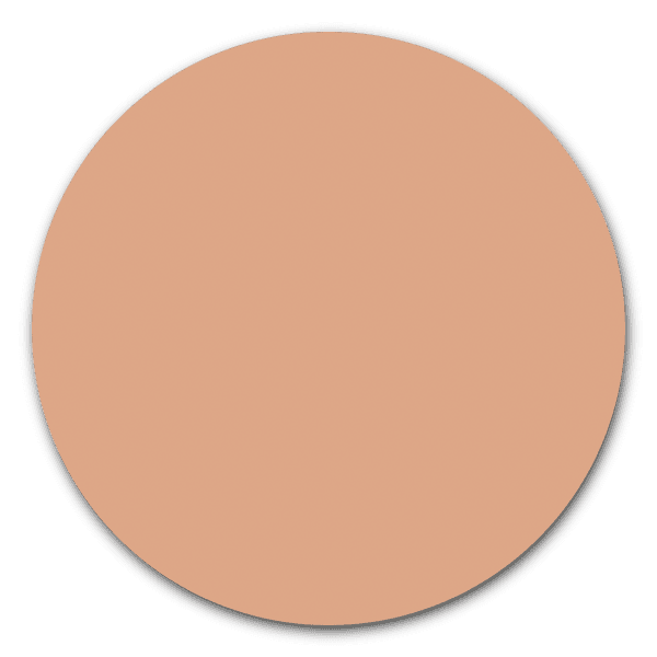Muurcirkel licht nude pink - ronde wanddecoratie in uni kleuren