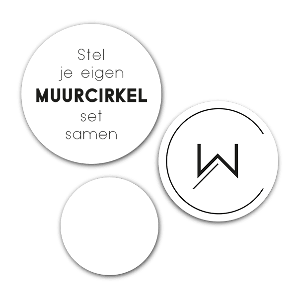 Stel je eigen muurcirkel set samen