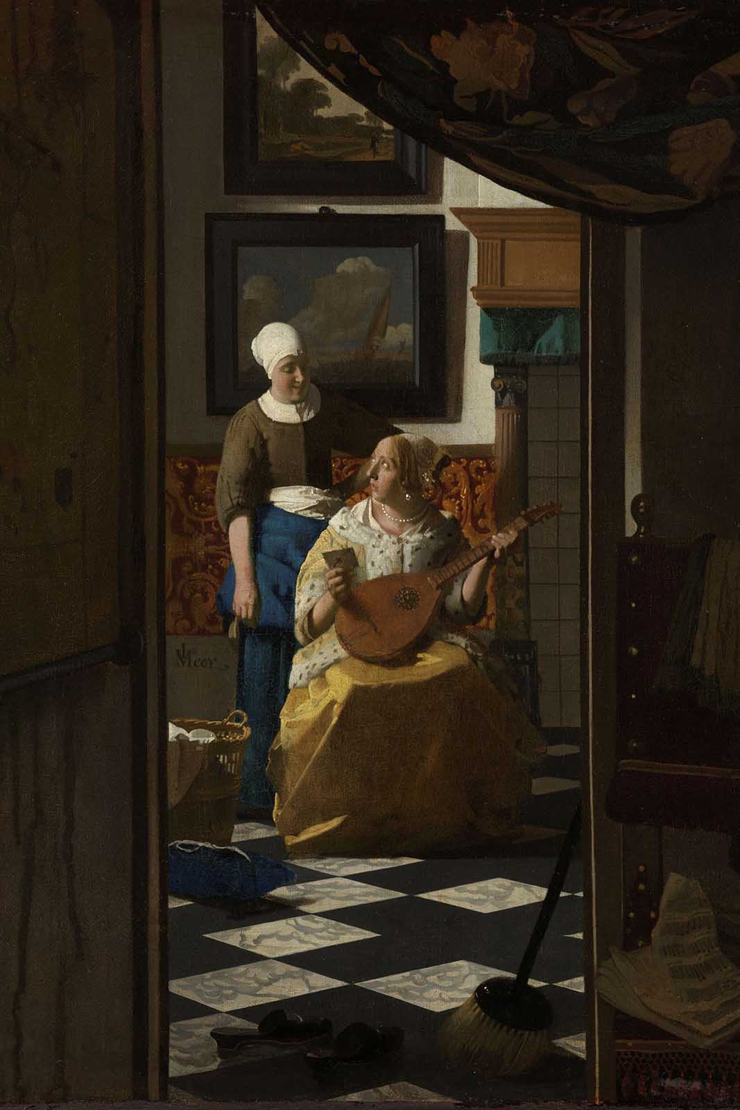De liefdesbrief - Johannes Vermeer