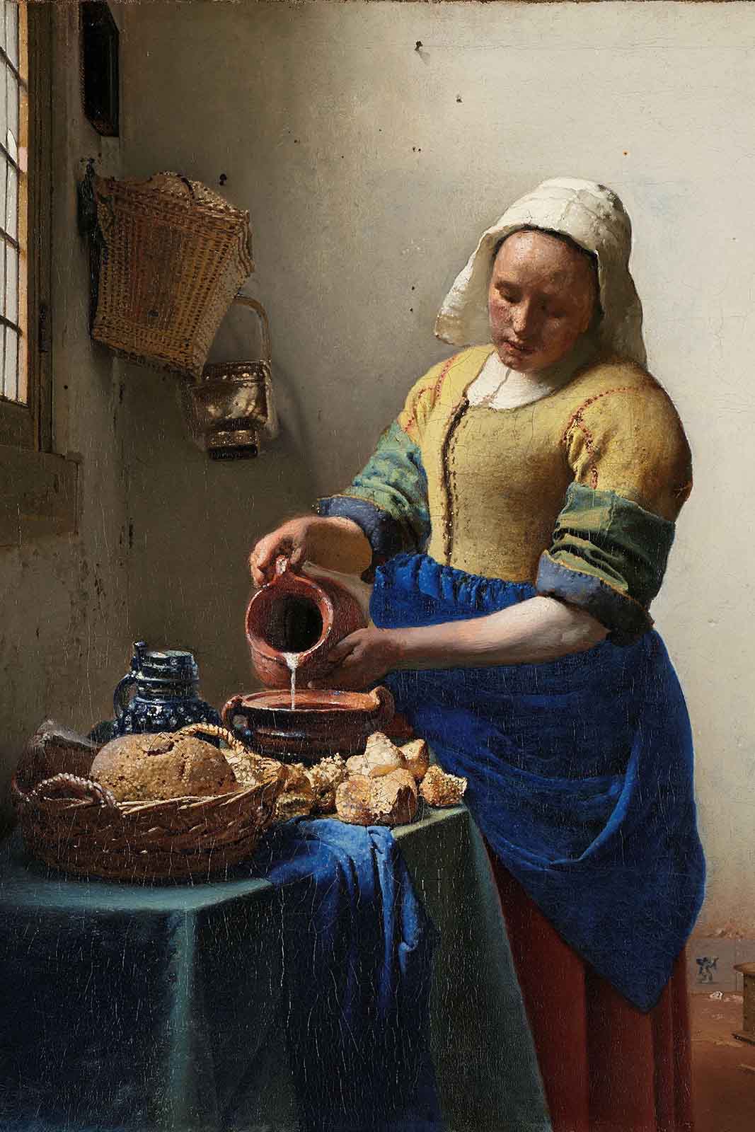 Het melkmeisje - Johannes Vermeer