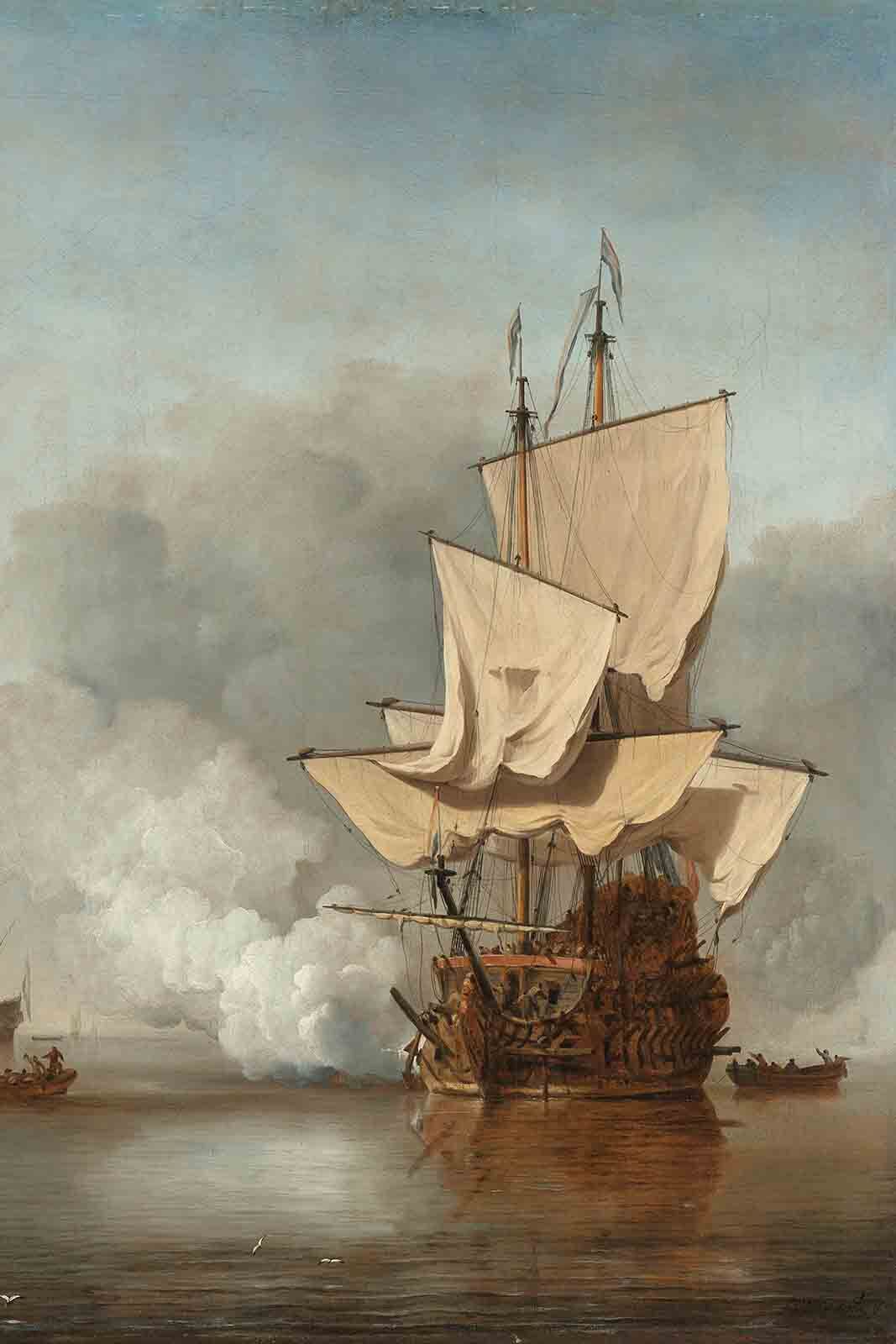 Het kanonschot - Willem van der Velde