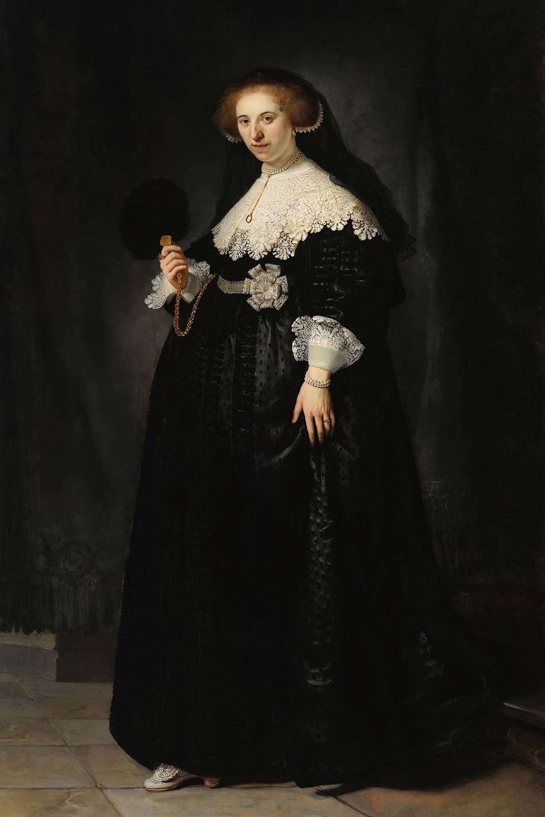 Portret van Oopjen Coppit - Rembrandt van Rijn