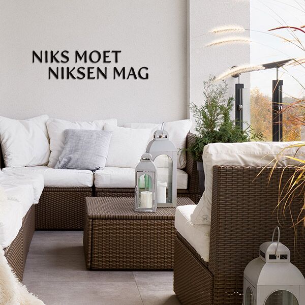 Niks moet niksen mag decoratieletters balkon